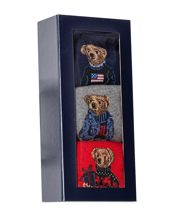 Holiday Bear Socks 3 Pack Gift Box | Bloomingdale's (US)