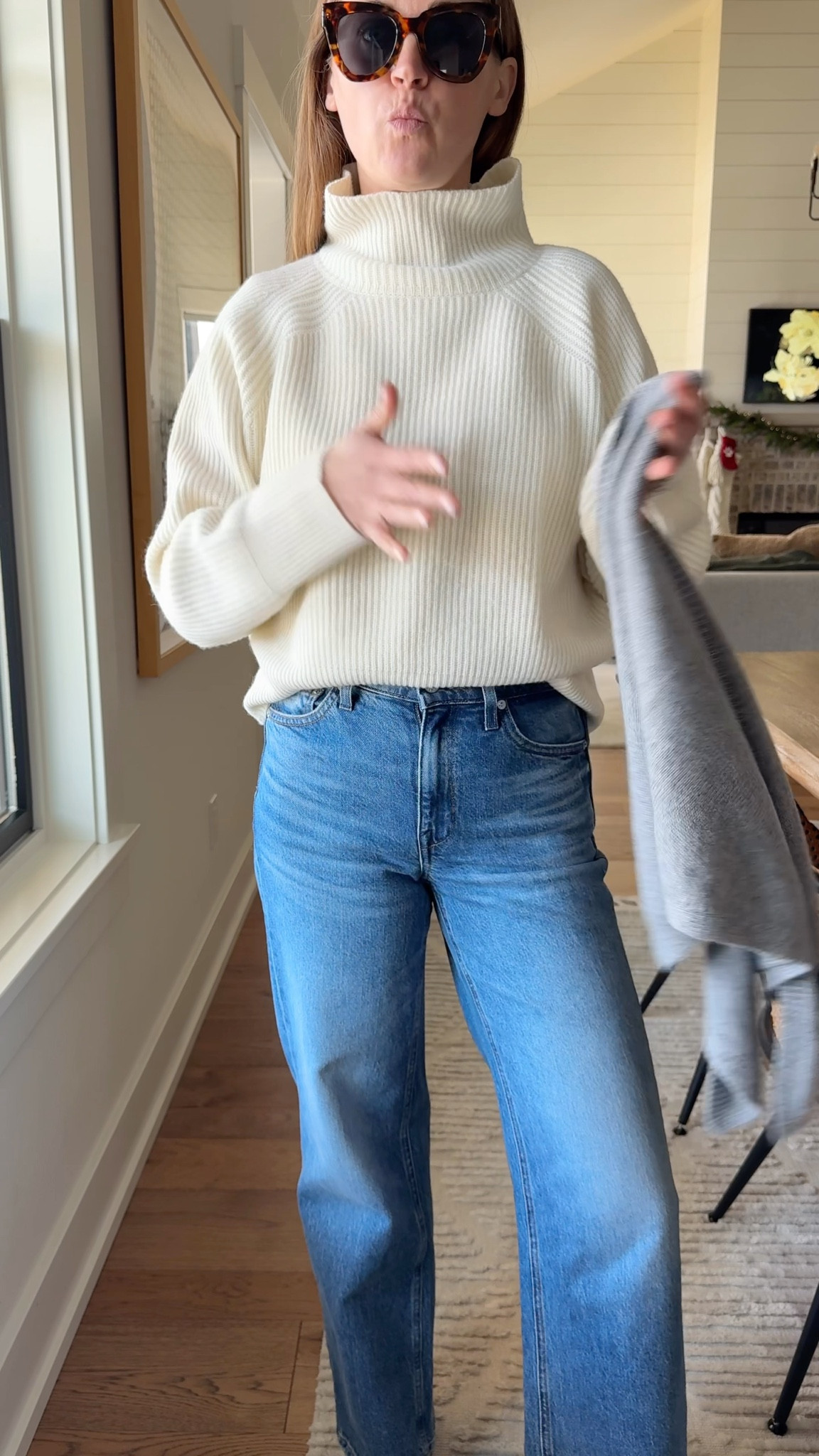 Sweater size small
Jeans size 26 - they run small
Coat size XS

#LTKgrwm #LTKOver40 #LTKootd