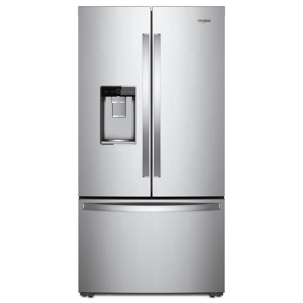 24 cu. ft. French Door Refrigerator in Fingerprint Resistant Stainless Steel, Counter Depth | The Home Depot