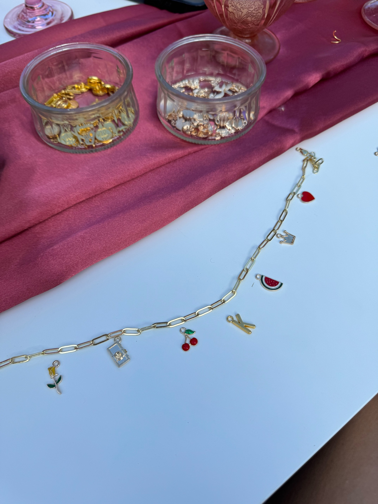 Homemade charm necklace !! All the items needed are linked below 🍓🌸

#LTKFindsUnder50 #LTKParties #LTKGiftGuide