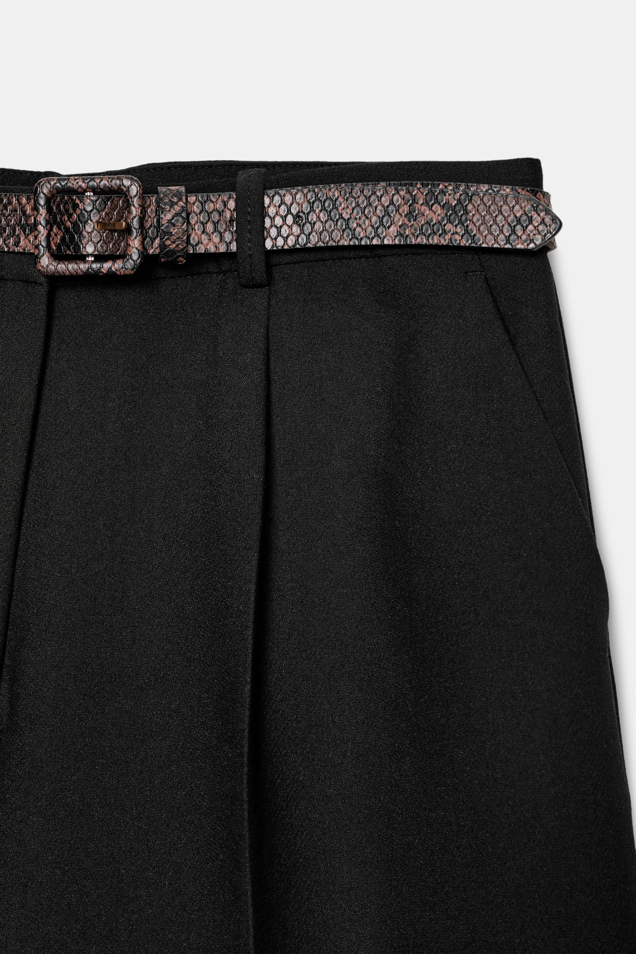 LONG SHORTS WITH BELT | Zara US