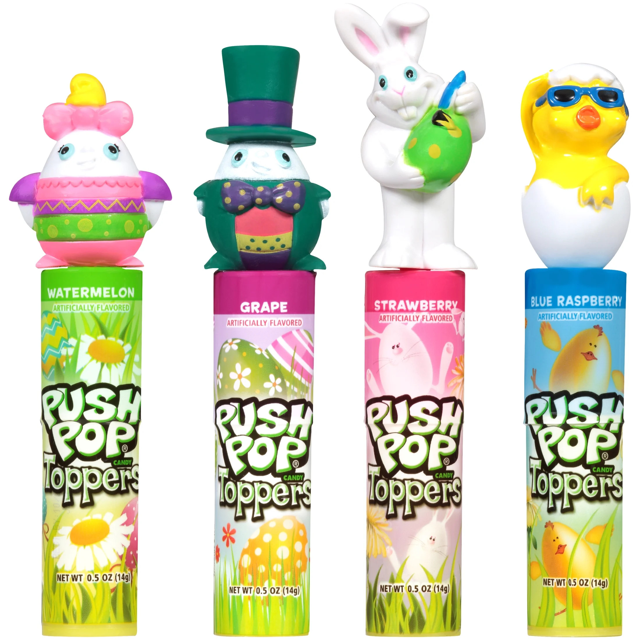 Push Pop Easter Candy Lollipop with Toy Topper, Assorted Fruit Flavors, 1 Count (Individual Chara... | Walmart (US)