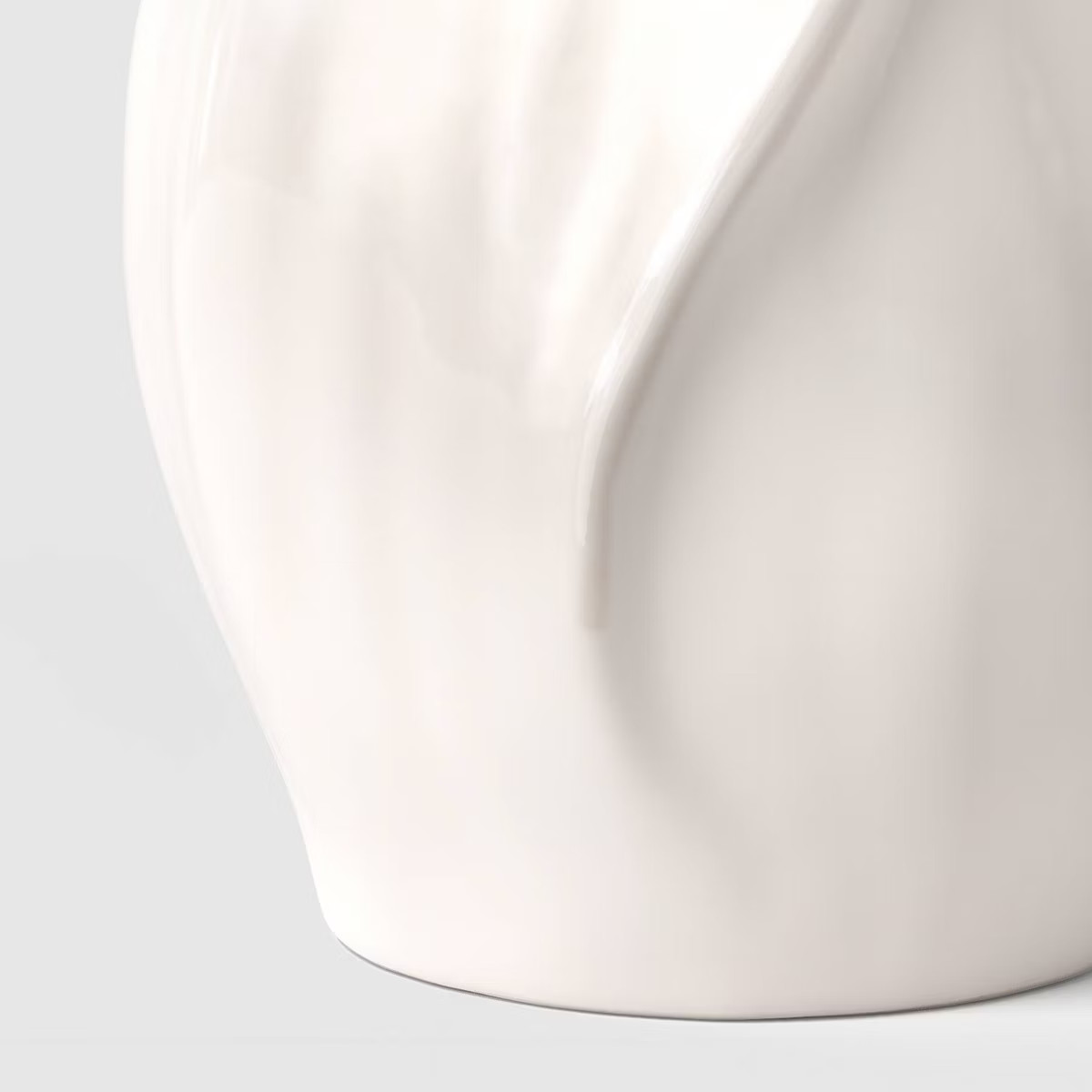 Sculpted Foliage Cream Ceramic Vase - Threshold™ | Target