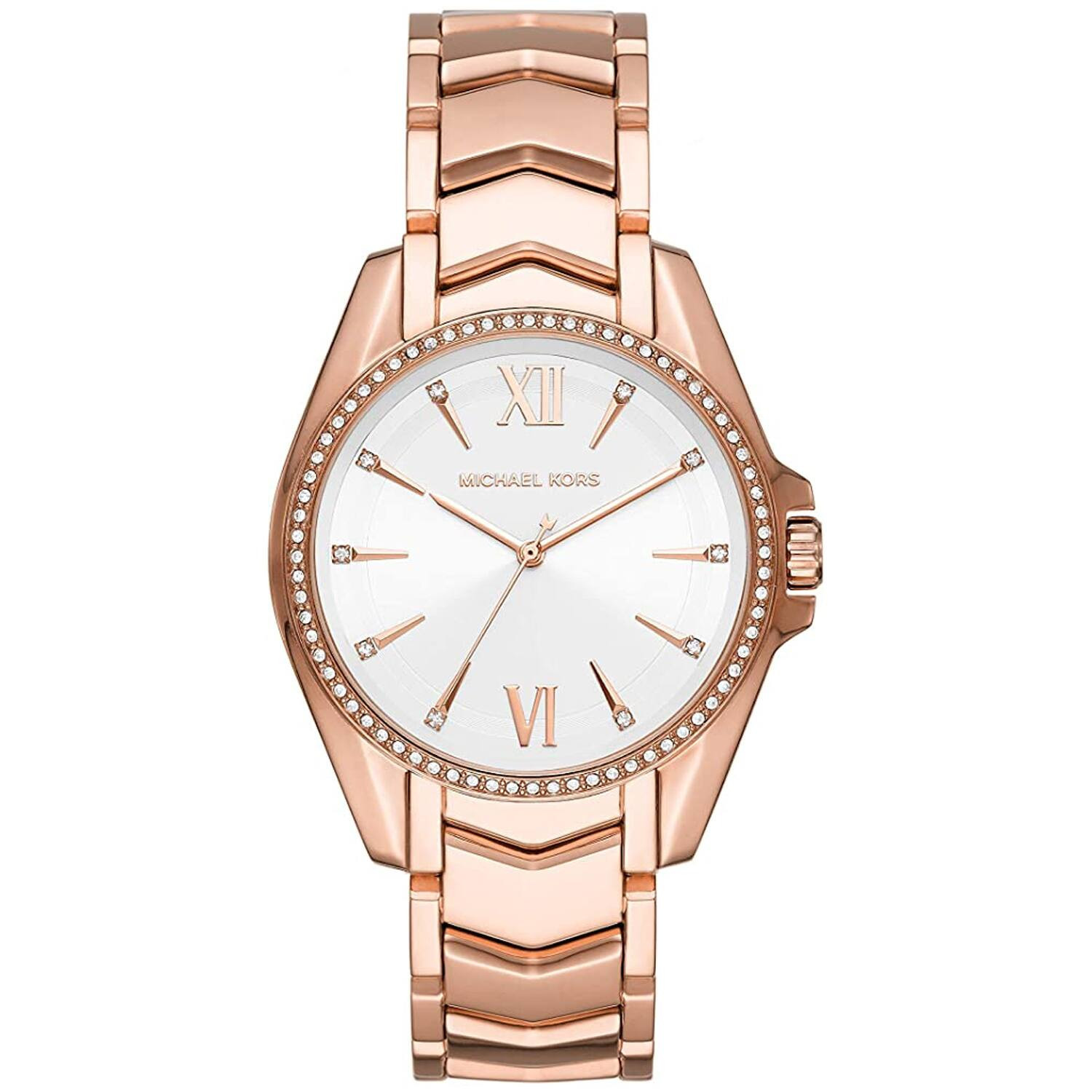 Michael Kors - Women's Whitney Dial Watch - MK6694 - White | Best Buy U.S.