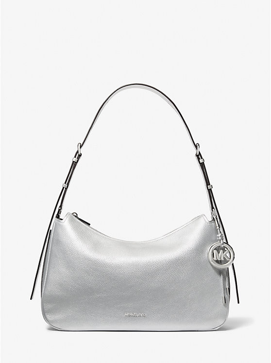Nolita Medium Metallic Pebbled Leather Shoulder Bag | Michael Kors US
