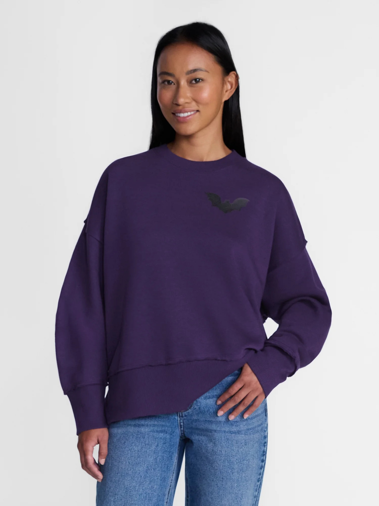 Women's Halloween It's Witching Hour Graphic Fleece from Way to Celebrate, Sizes S-4X - Walmart.com | Walmart (US)