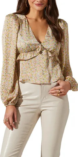 Tie Back Ruffle Blouse | Nordstrom