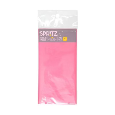 8ct Tissue Paper Hot Pink - Spritz™: Gift Bag Tissue Papers for All Occasions, Solid Pattern, 1... | Target