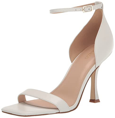 Guess Women's Yael Heeled Sandal, White 141, 7 | Amazon (US)