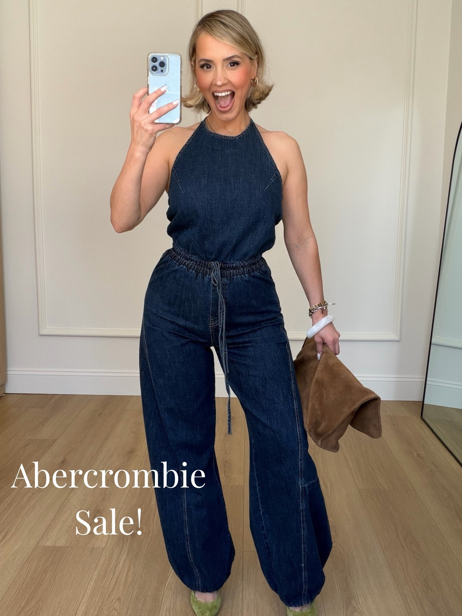 Abercrombie denim jumpsuit on SALE 🤍

#LTKgrwm #LTKSaleAlert #LTKootd
