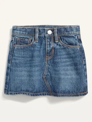 Dark-Wash Jean Skirt for Toddler Girls | Old Navy (US)