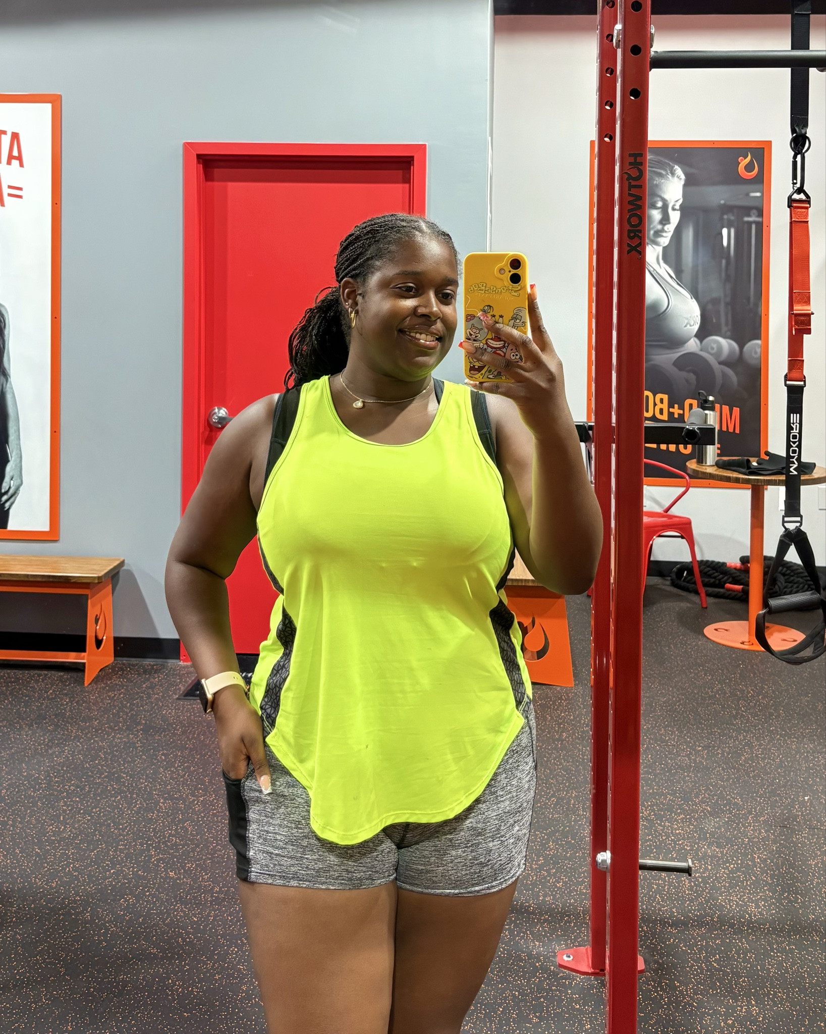 Wearing a 1X top and XL shorts from SHEIN, the 36I sports bra is Natori from Dillard’s, and the the XL sweat tank is from Amazon. I wore those items for my workout at Hot Worx 🔥

#LTKPlusSize #LTKActive