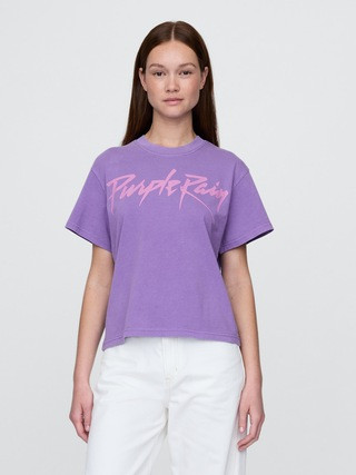 Purple Rain Relaxed Graphic T-Shirt | Gap (US)