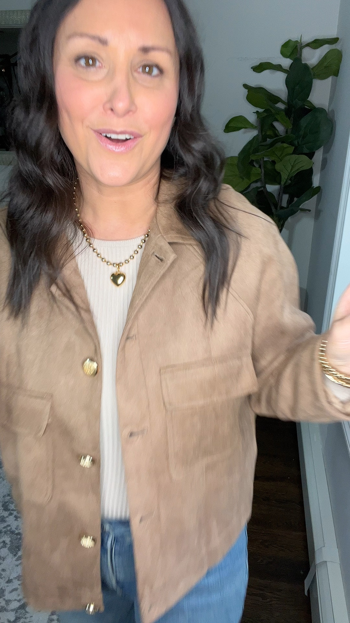 Thanksgiving outfits, part 2! Suede jacket, cuffed jeans & leggings. 

Suede jacket, cuffed jeans, last minute Thanksgiving outfits, fall fashion, petite style, mom outfit ideas, fall style 

#LTKCyberWeek #LTKFindsUnder50 #LTKOver40