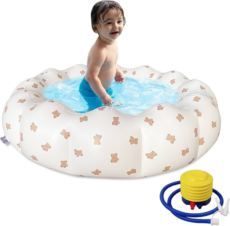 AirSwim Inflatable Baby Pool, Portable Paddling Baby Swimming Pool for Toddlers Ages 0-3 Years Gi... | Amazon (US)