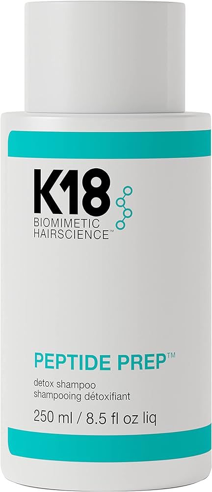 K18 PEPTIDE PREP™ Color-Safe Detox Clarifying Shampoo - Non-Stripping, pH-Optimized Cleanse Rem... | Amazon (US)