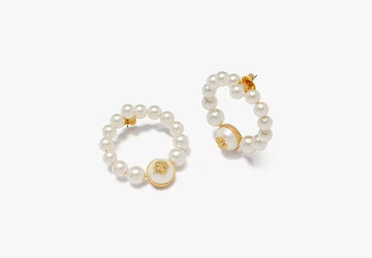 Pearls On Pearls Hoops | Kate Spade (US)