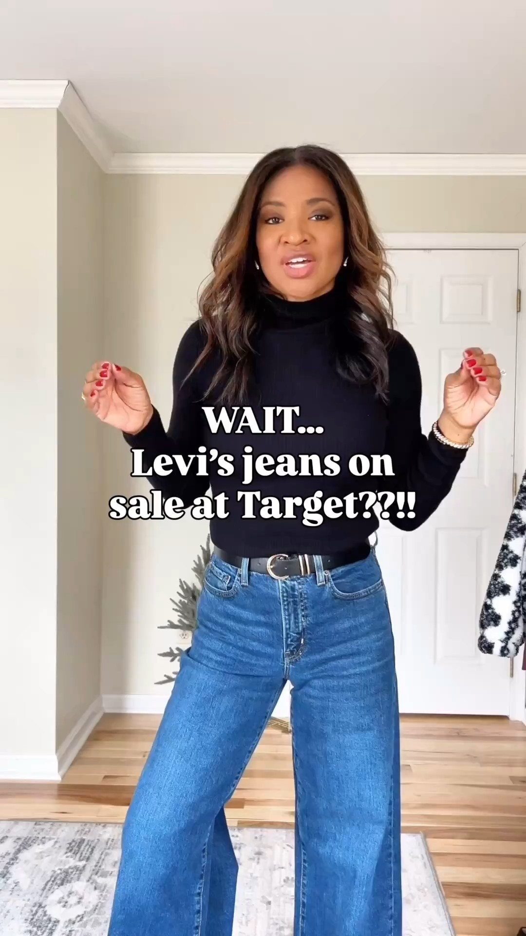 I’m wearing a size 26 regular in these! #LTKCyberWeek
 #ltkholiday #ltkover40