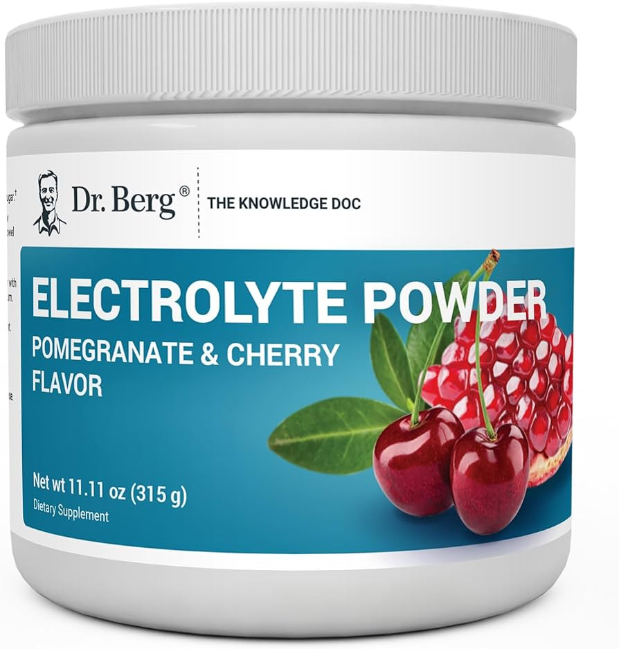 Dr. Berg Zero Sugar Hydration Keto Electrolyte Powder - Enhanced w/ 1000 mg of Potassium & Real P... | Amazon (US)