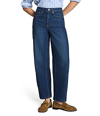Spanx SPANXshape� Authentic 360 Denim Barrel Leg Jeans -  S | Dillard's