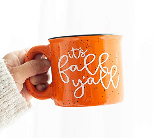 It's Fall Yall - Pumpkin Campfire Mug - Fall Decor - Rustic Decor - Good Morning Pumpkin - Fall C... | Amazon (US)