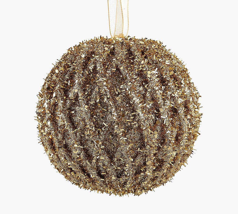 Shatterproof Gilded Gold Star Ornament Sets | Pottery Barn (US)