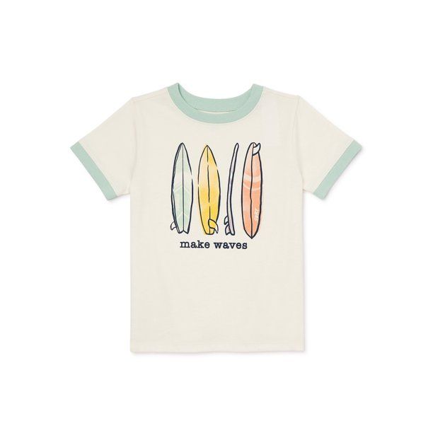 Garanimals Toddler Boy Graphic Tee with Short Sleeves, Sizes 12M-5T | Walmart (US)