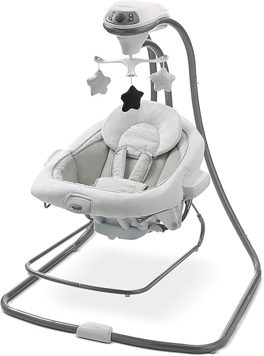 Graco DuetConnect LX Portable Baby Swing and Bouncer, Multi-Direction Baby Bouncer Seat, Multiple... | Amazon (US)