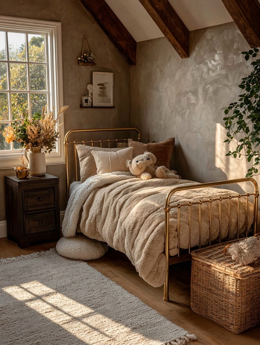 We can’t get enough of this elegant gold metal bed frame.

It’s not just beautiful — it’s incredibly versatile. The real magic? It pairs effortlessly with almost everything. Natural wood nightstands, woven baskets, ivory bedding, beige layers, lush green accents, warm browns — even deeper tones if you want contrast.

Add a touch of greenery, mix textures like linen and boucle, or keep it minimal and soft. This gold frame adapts to nearly every color palette and material, which makes it timeless rather than trendy.

That’s the beauty of a well-designed piece — it grows with your style.

#GoldBed #ElegantInteriors #BedroomInspo #TimelessDesign #WarmMinimalism #NeutralDecor #CozyBedroom #InteriorStyling #ClassicWithATwist #HomeElegance 

 #LTKHome