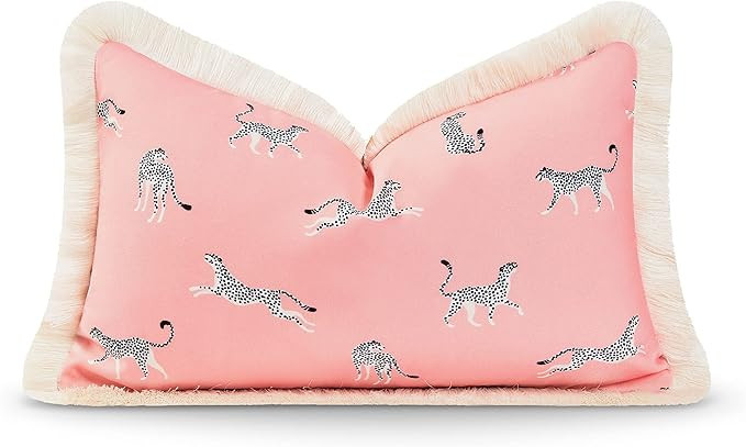 Hofdeco Premium Tropical Patio Indoor Outdoor Lumbar Pillow Cover Only, 12"x20" Water Resistant f... | Amazon (US)