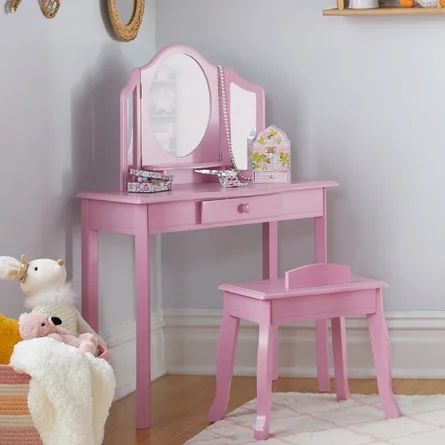 The Dress up Kids Classic Vanity Set | Wayfair North America