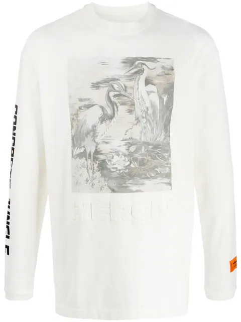 Langarmshirt mit grafischem Print | Farfetch (DE)