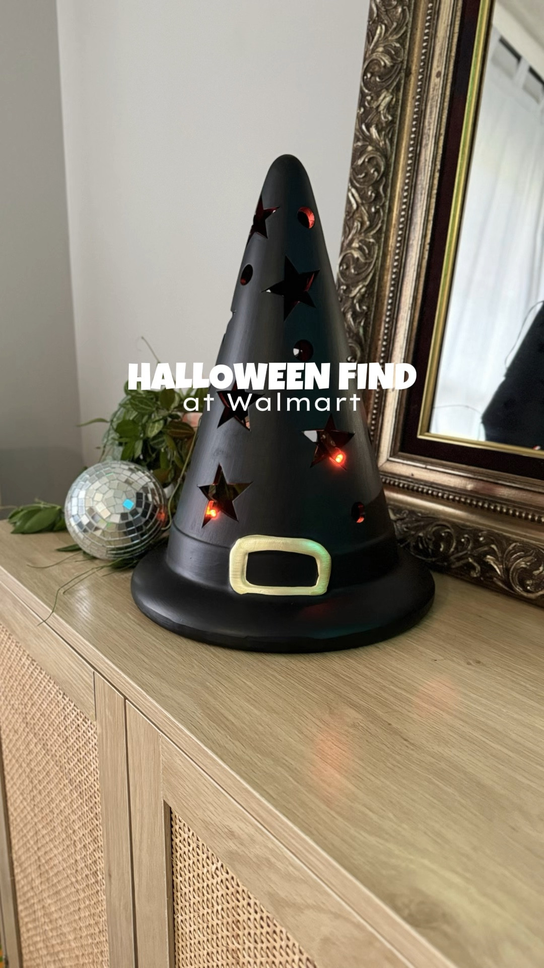 Halloween decor from Walmart! 

Cute witches hat 

#halloween #halloweenatwalmart #walmartfinds 

#LTKFindsUnder50 #LTKSeasonal #LTKHome