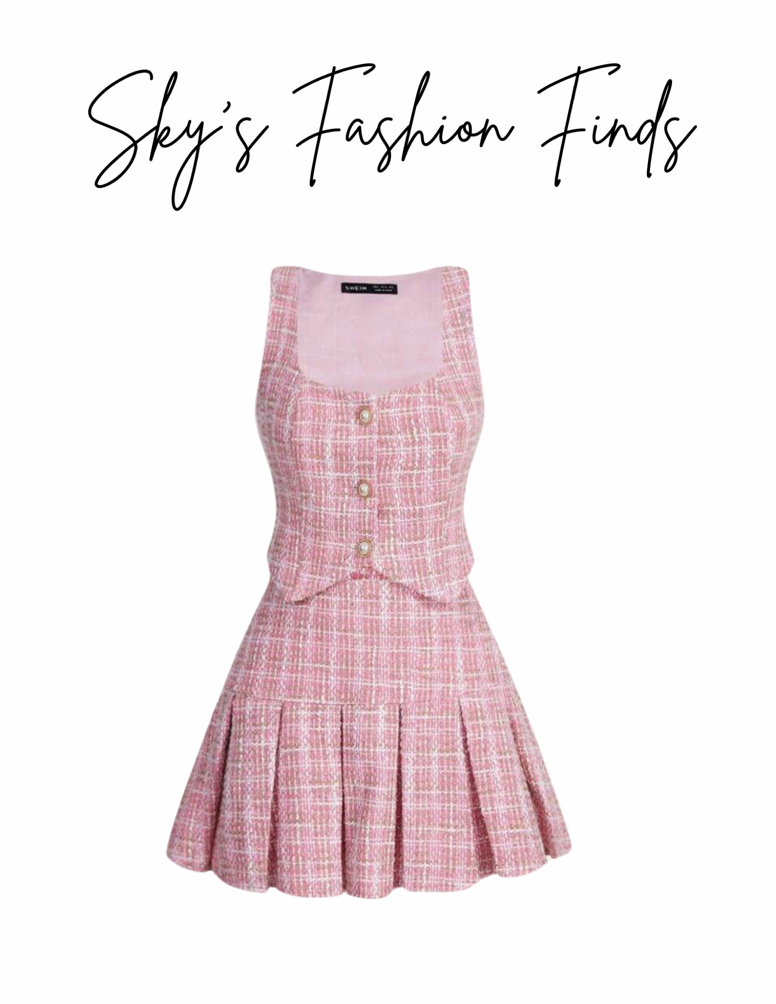 Two-piece vest/skirt set 🔥

#LTKFindsUnder50 #LTKStyleTip #LTKFindsUnder100