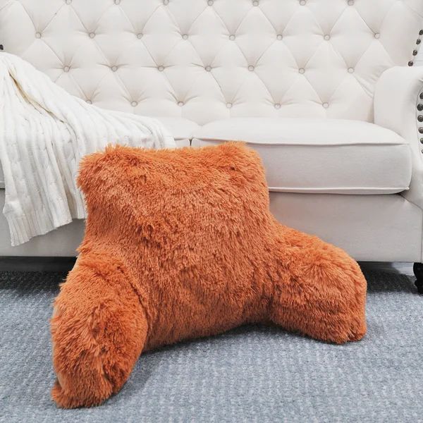 Melina Faux Fur Throw Pillow | Wayfair North America