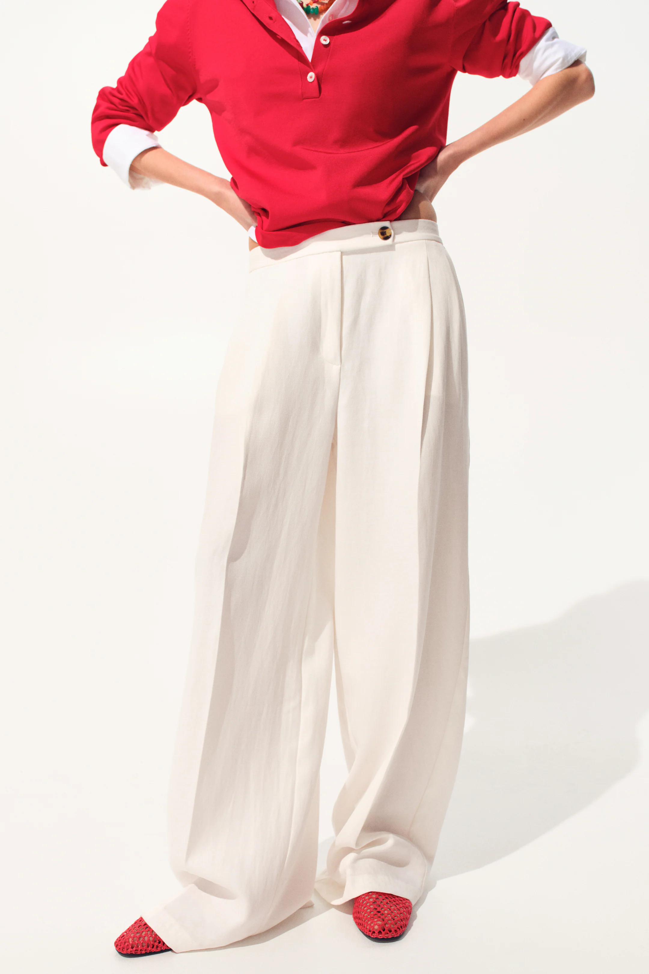 Wide-Leg Dress Pants | H&M (US + CA)