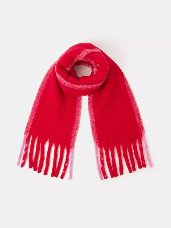 Accessorize Super Fluffy Scarf - Red | Very (UK)