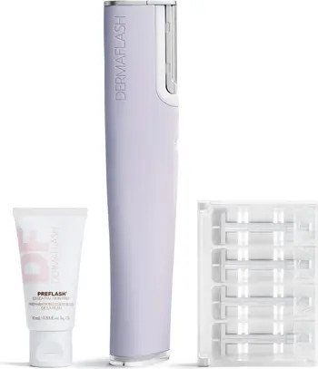DERMAFLASH LUXE+ Advanced Sonic Dermaplaning & Peach Fuzz Removal Set | Nordstrom | Nordstrom