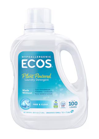 ECOS Hypoallergenic Laundry Detergent Free & Clear -- 100 fl oz | Vitacost.com
