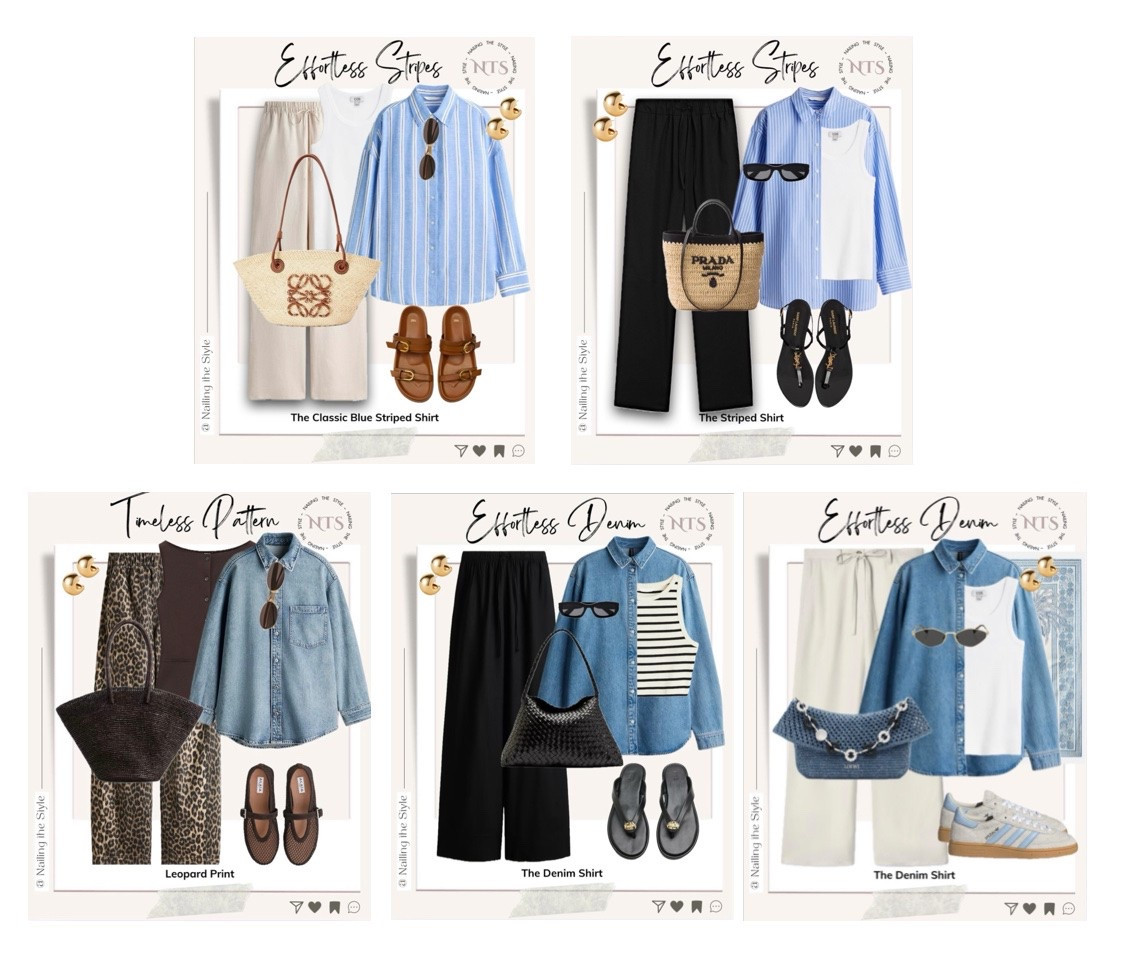 ✨The formula for a chic heatwave wardrobe: relaxed shirts + summer trousers✨

#LTKspring #LTKsummer #LTKstyletip