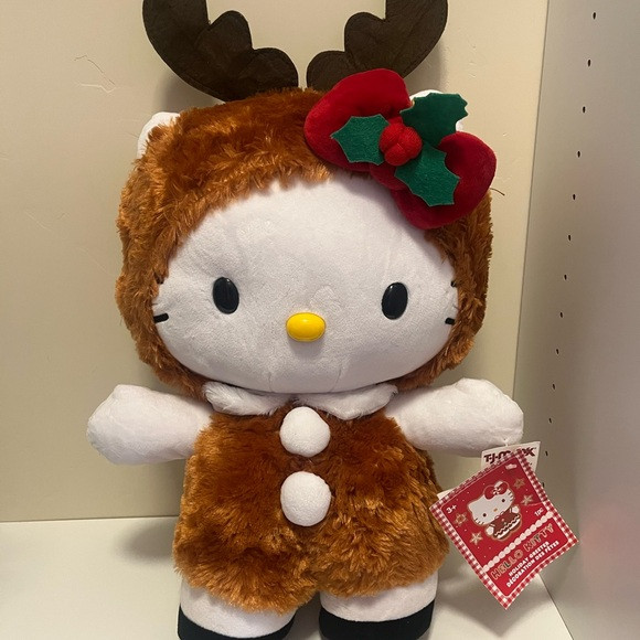 Hello Kitty Reindeer Plush | Poshmark