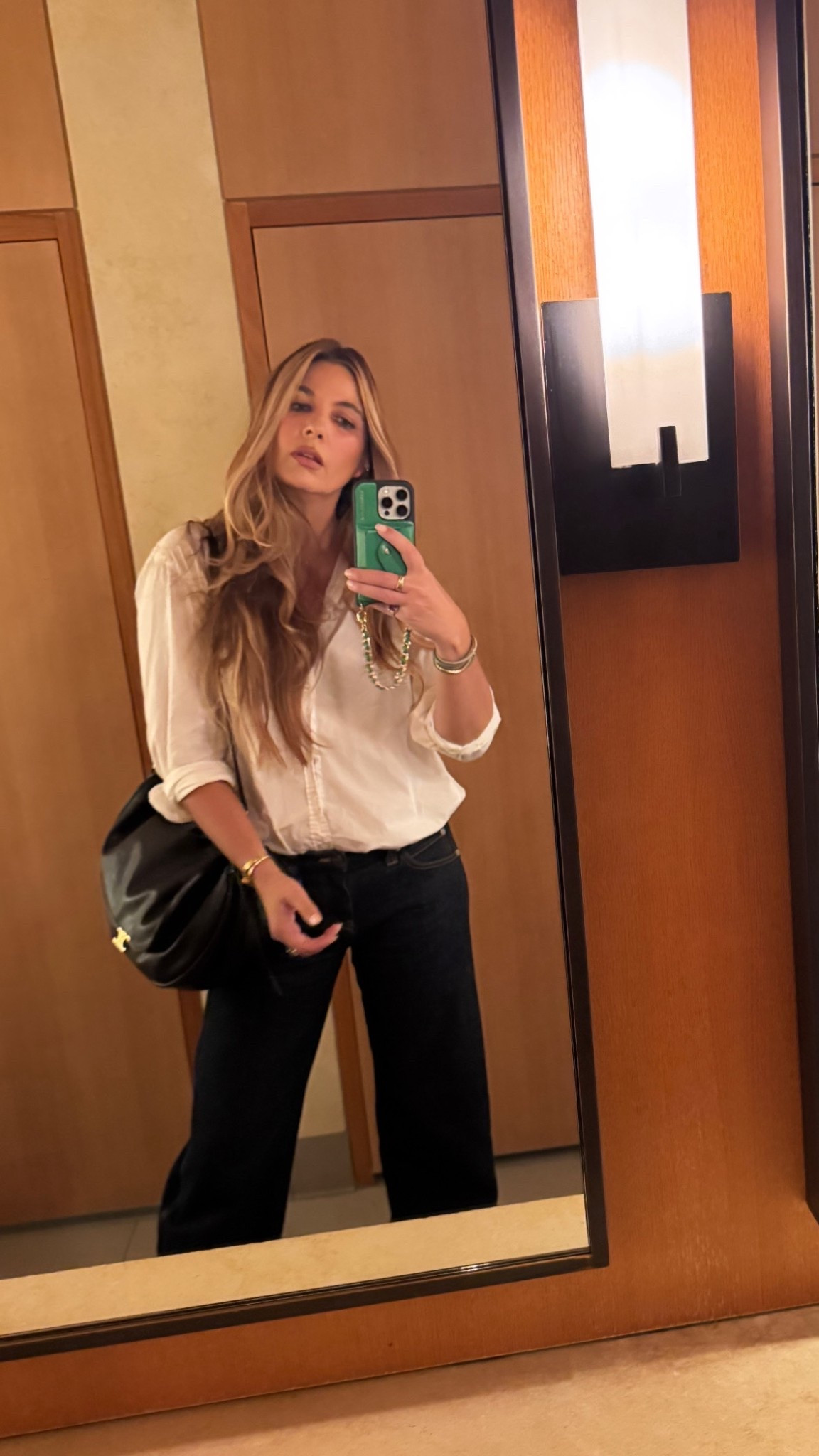 Shirt: medium 
Jeans: 27
Hair: sea glass + t3 hot rollers 

#LTKBeauty #LTKGiftGuide #LTKdayinmylife