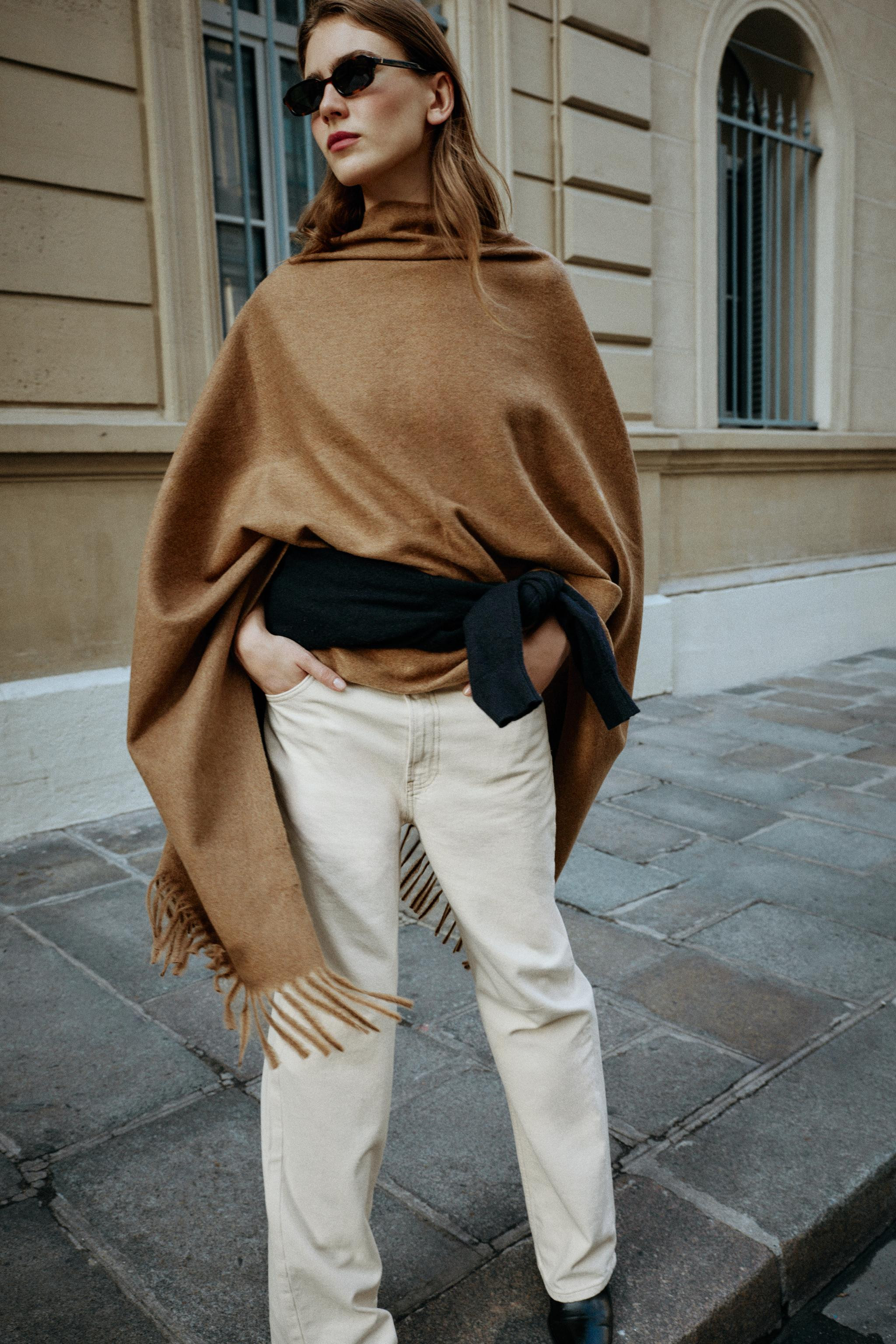 SOFT FRINGED SCARF | Zara US