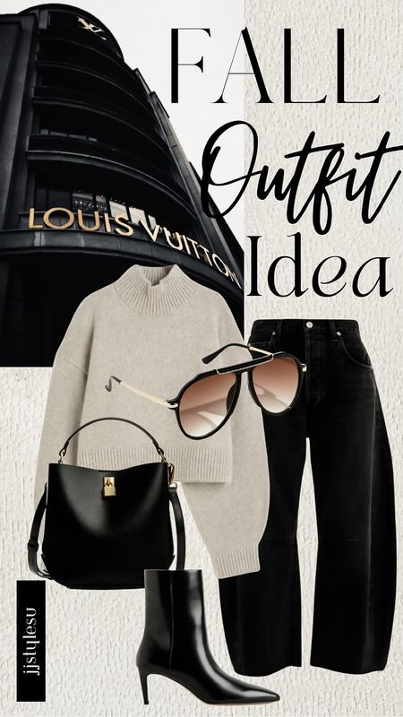 𝔽𝕒𝕝𝕝 𝕆𝕦𝕥𝕗𝕚𝕥 𝕀𝕕𝕖𝕒 
🖤Follow my shop on the @shop.LTK to shop this post and get my exclusive app only content! 

Barrel Jeans
Mock turtleneck sweater
Aviator sunglasses 
Heel Boots
Designer Inspired Bag
#falloutfit #falloutfitidea


#LTKFind #LTKSeasonal #LTKover40