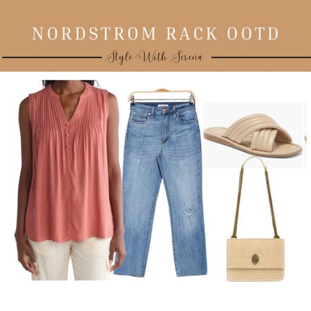 Nordstrom rack ootd, women’s denim, jeans, sandals, tank top, summer outfit 

#LTKStyleTip #LTKSaleAlert #LTKFindsUnder100