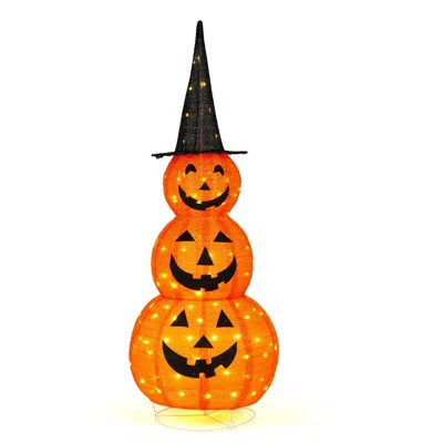 5FT Cute Collapsible Lighted Halloween Decorations Outdoor | Wayfair North America
