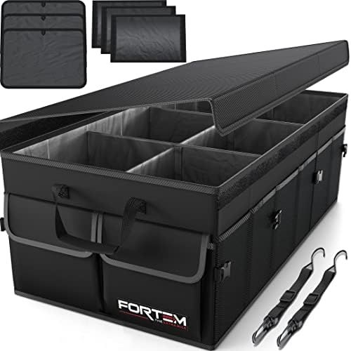 FORTEM Car Trunk Organizer, Car Storage Organizer, Collapsible Multi Compartment Car Organizer, S... | Amazon (US)