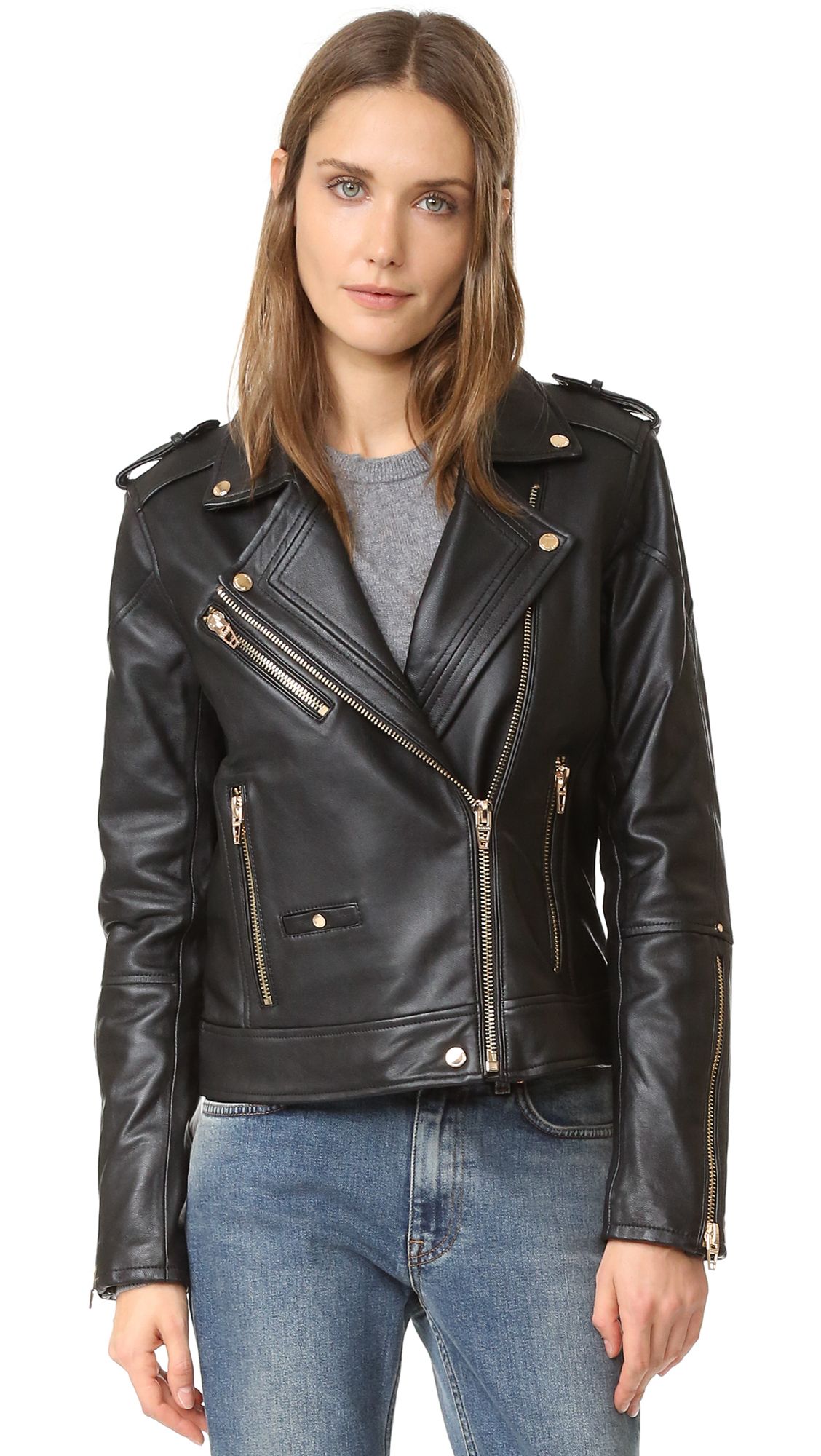 Leather Moto Jacket | Shopbop