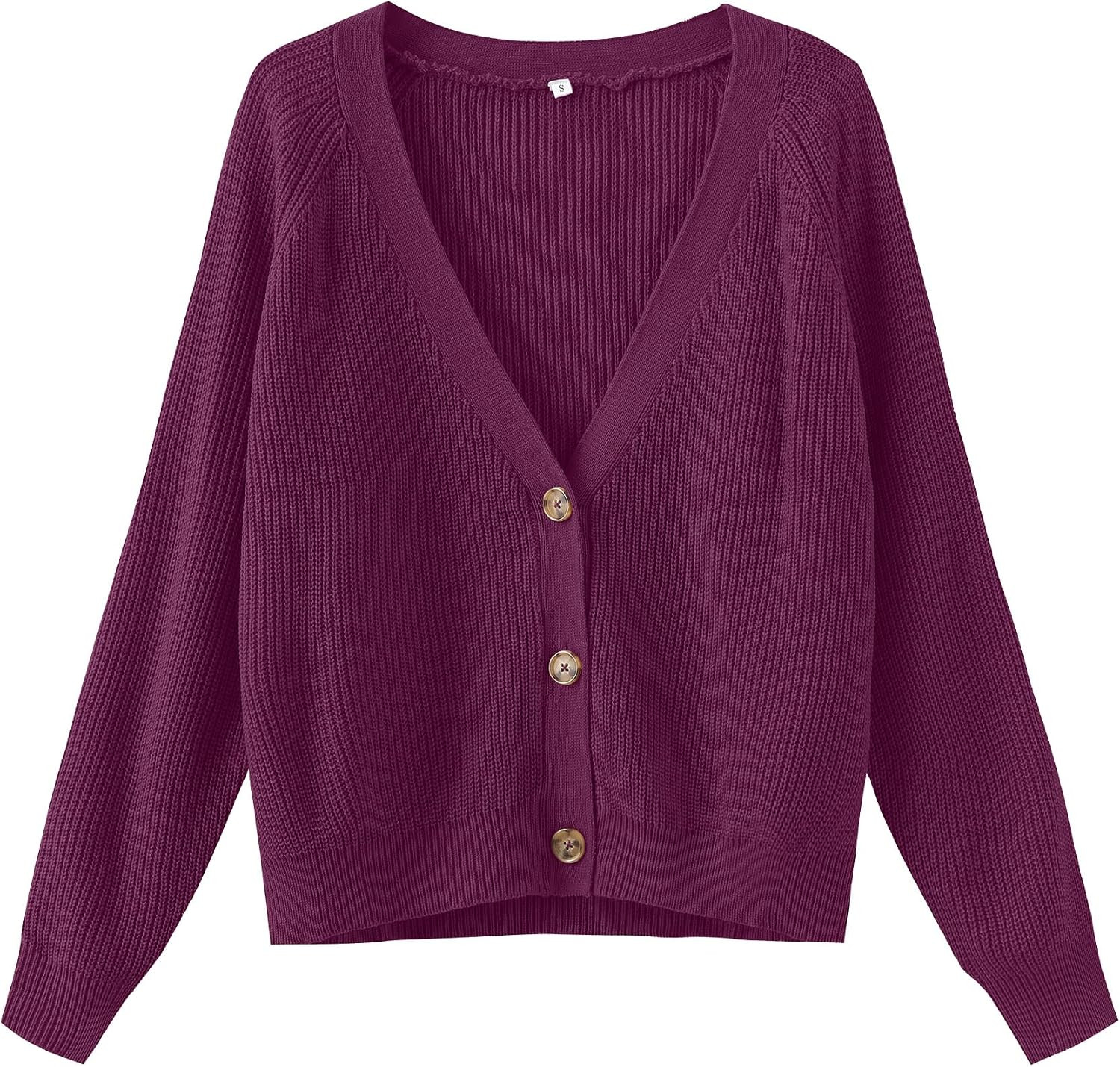 TASAMO Womens Cardigan Sweaters 2026 Fall Cropped Lightweight Sweater | Amazon (US)