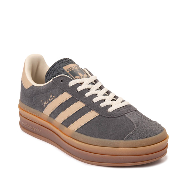 Womens adidas Gazelle Bold Athletic Shoe - Grey / Magic Beige | Journeys